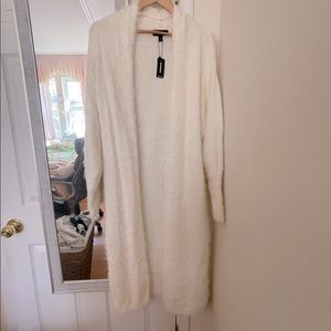 Cozy Faux Fur Duster Long Cardigan